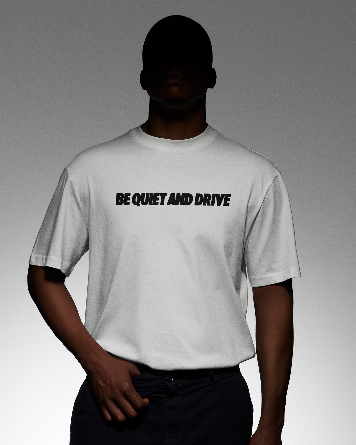 Be Quiet and Drive Tee (White)