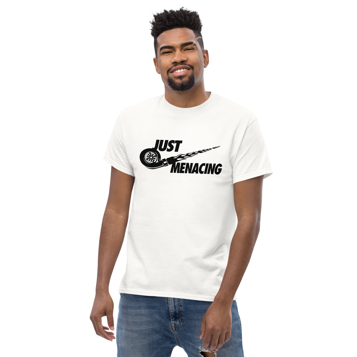 JustMenacing Turbo Tee (White)