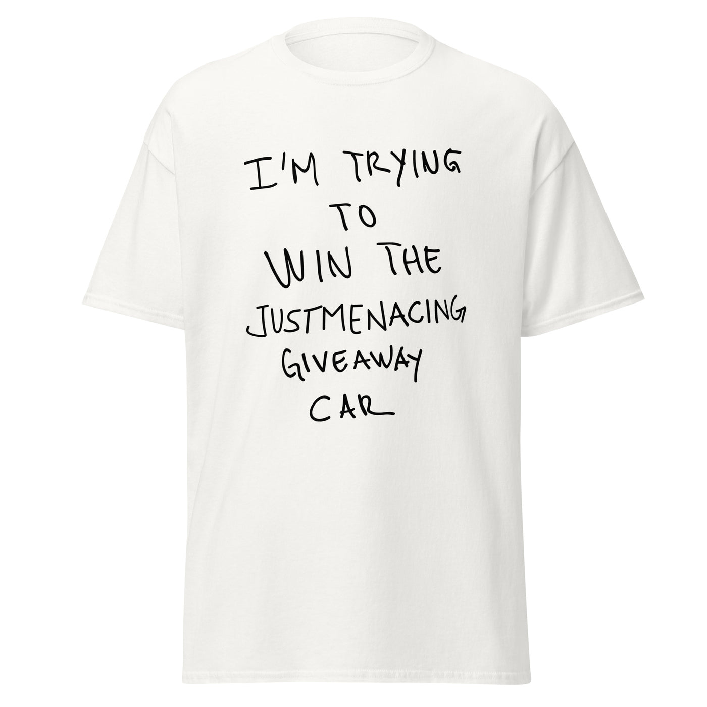 JustMenacing Giveaway Tee (White)