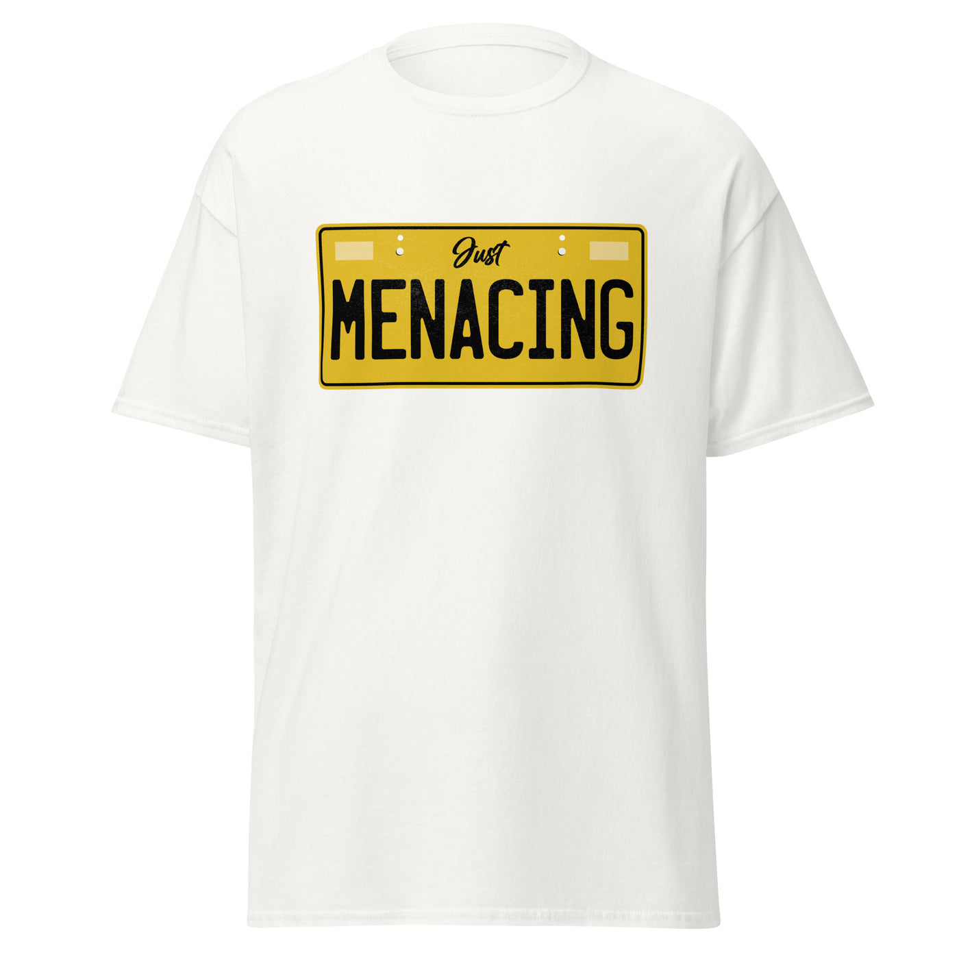 JustMenacing Plate Tee (White)