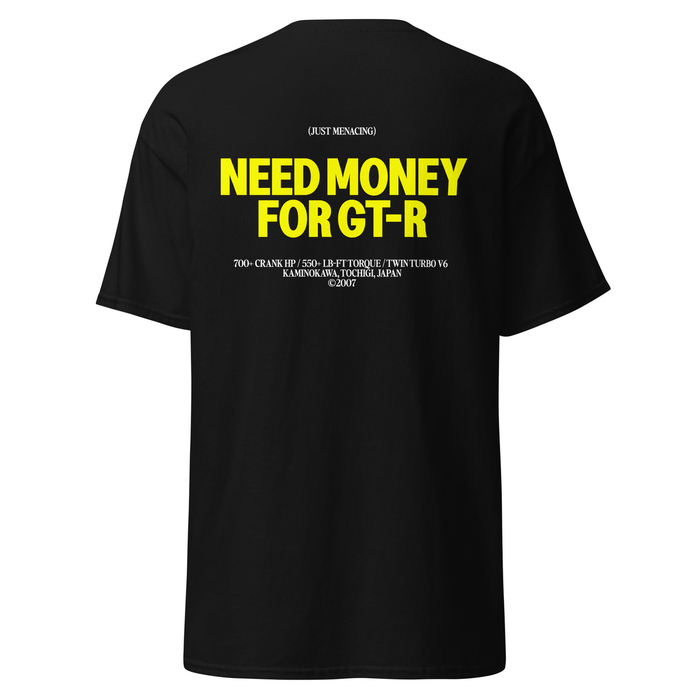 JustMenacing Need Money Tee (Yellow)