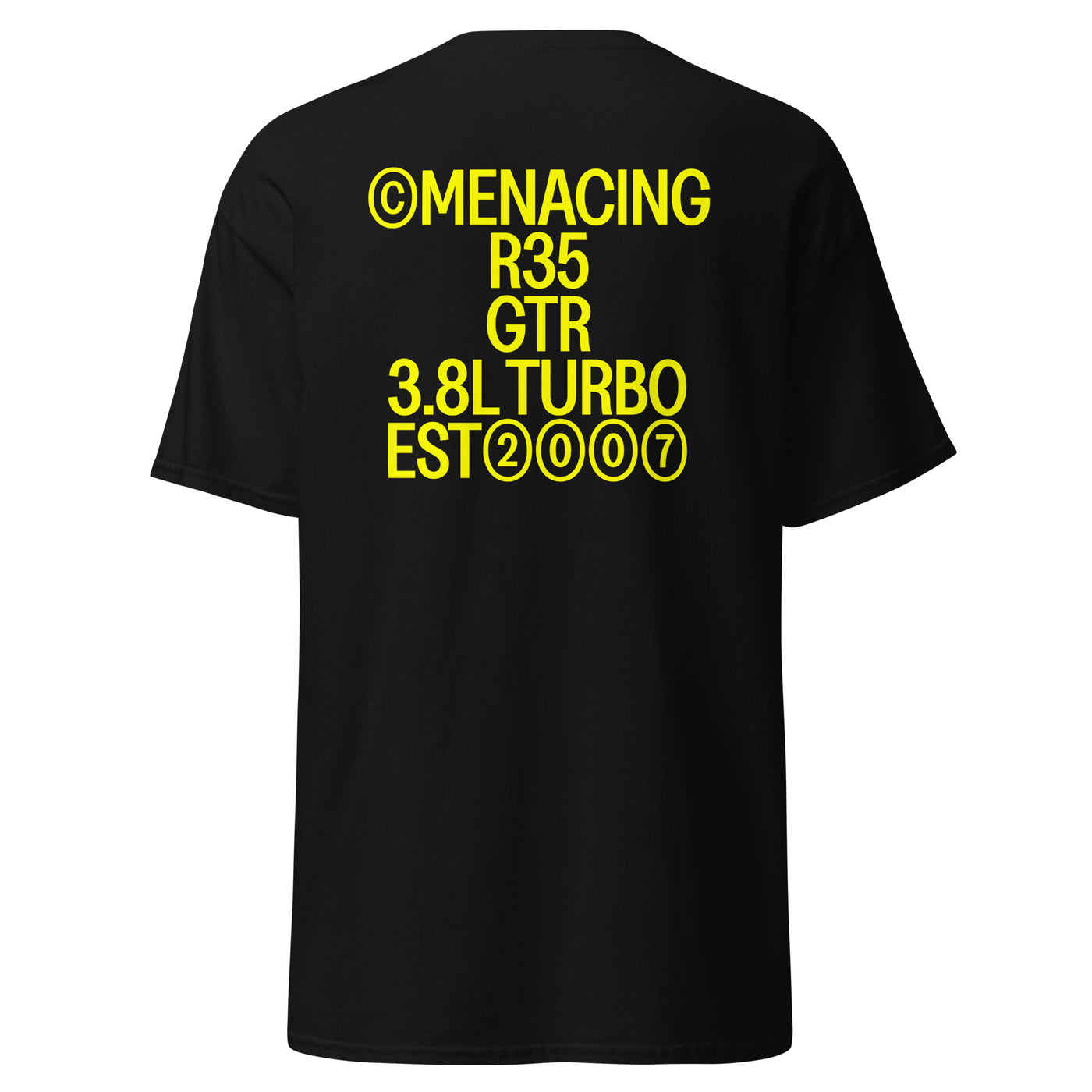 Menacing Turbo Tee (Yellow)