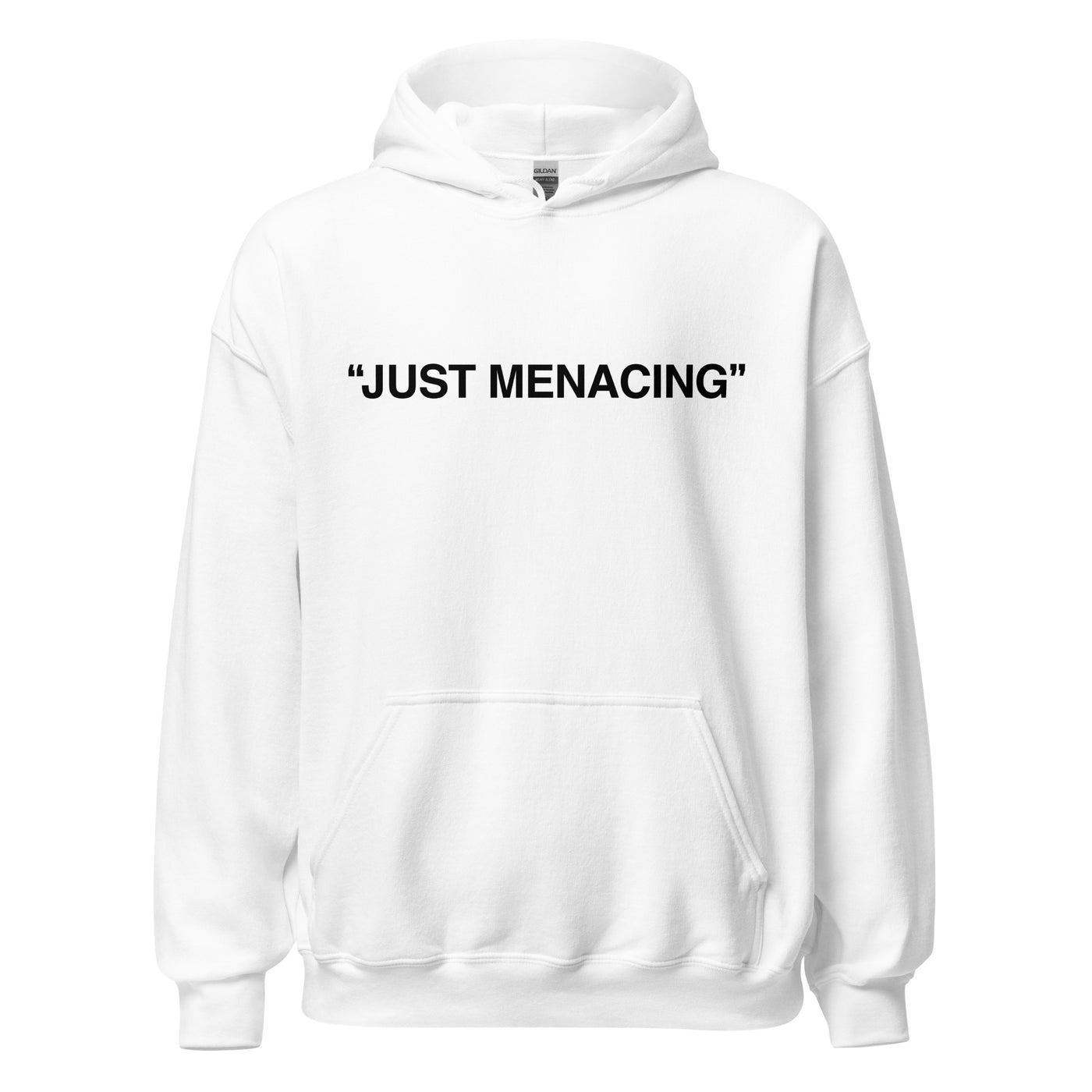 JustMenacing Quotes Hoodie (White)