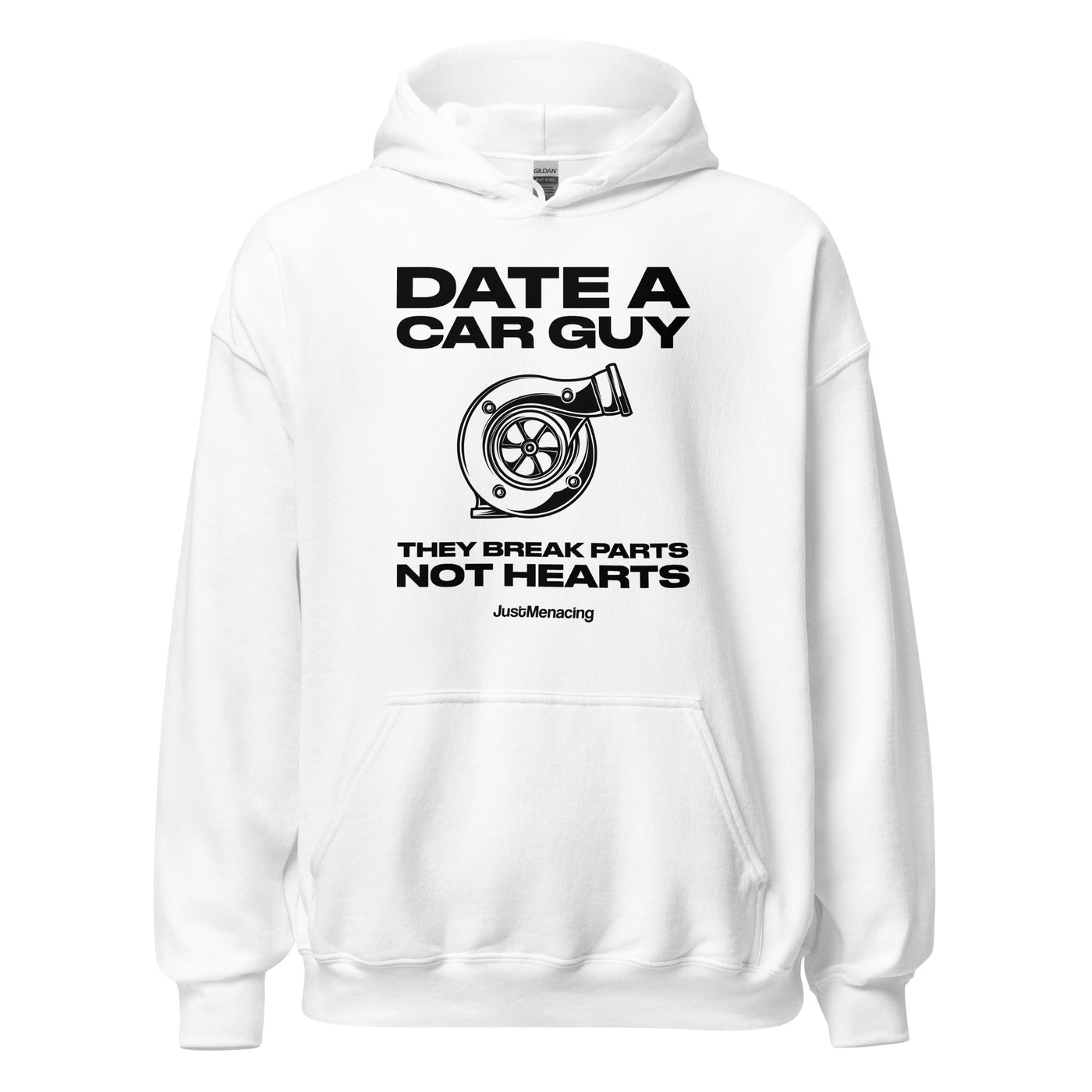 Break Parts Not Hearts Hoodie (White)