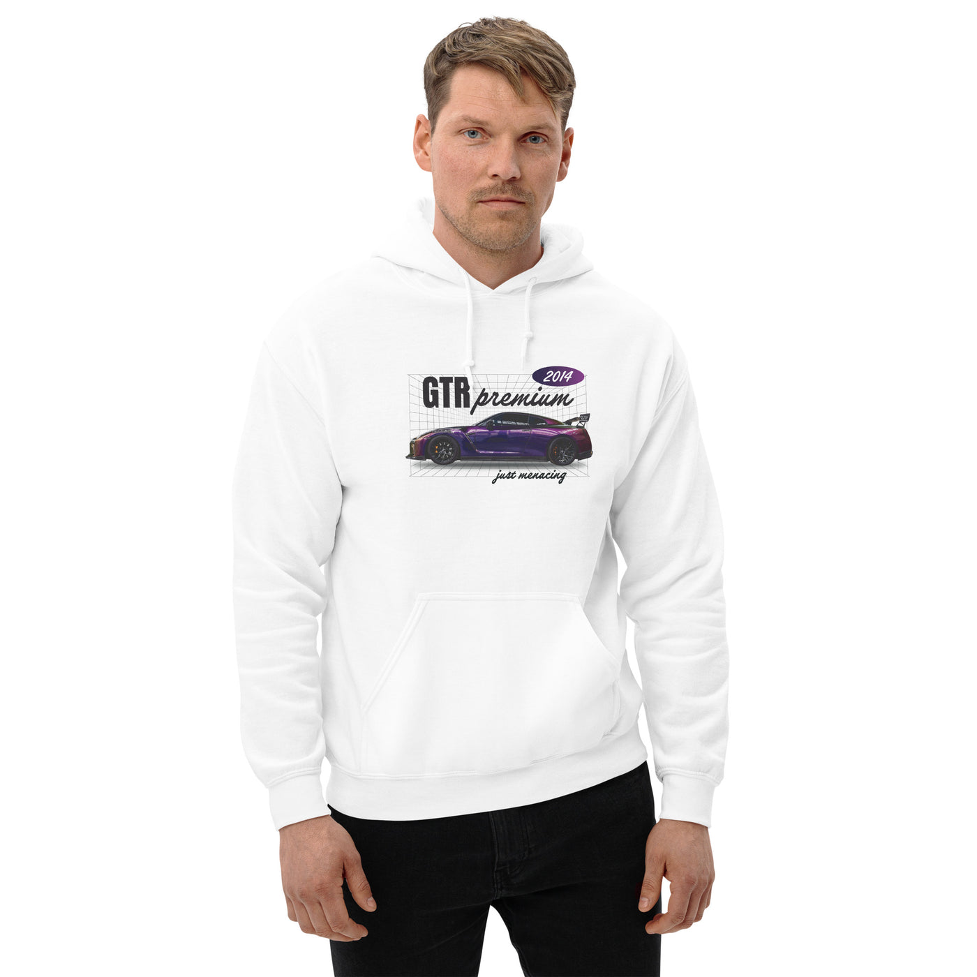 JustMenacing #3 GTR Hoodie (White)